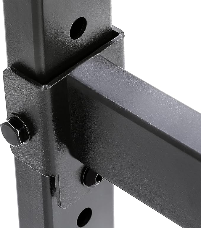 ECOTRIC 46" Wall Mounted Pull Up Chin Up Bar Heavy Duty Gym Workout Fitness Home Mount Fitness 500lbs