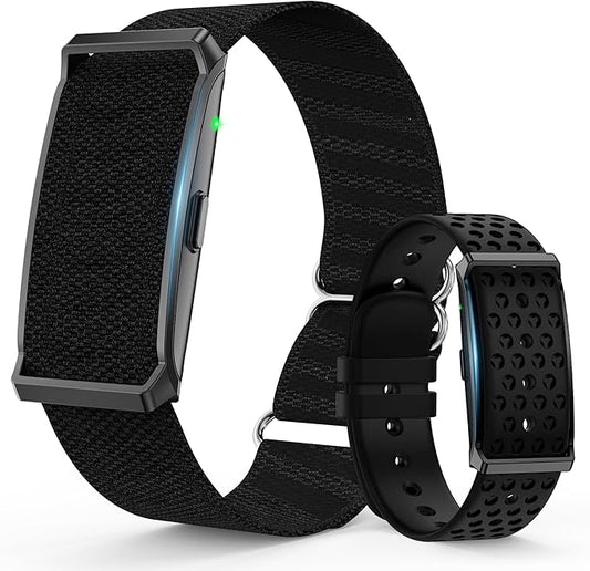 Smart Bracelet, 2025 Wearable Health & Activity & Fitness Tracker Band, 24H Sleep Tracker, All-Day Continuous Heart Rate Blood Pressure Stress HRV Monitor, 170+ Sport Modes Smart Band with Free App