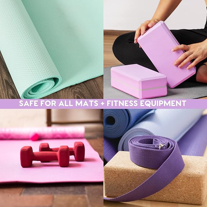 MOXE Yoga Mat Cleaner, 4 Ounces (Lavender Chamomile & Rosemary Lemon, 1 Each)