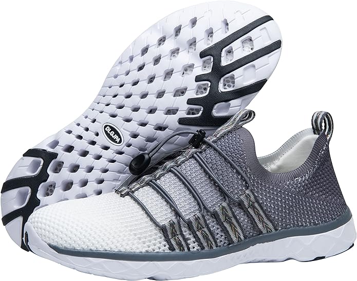 DLGJPA Men's Lightweight Quick Drying Aqua Water Shoes Athletic Sport Walking Shoes