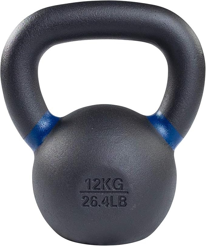 Body-Solid Single-Cast Gravity Casting Kettlebell with Kettles Grip Handle, Perfect Kettlebells for Weight Training and Core Workout, Cast Iron Kettle Bells for Men & Women.