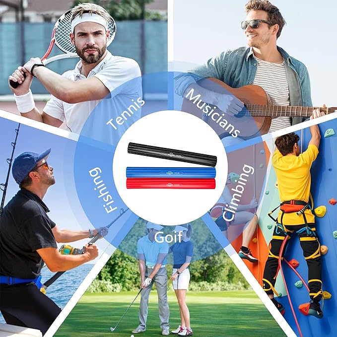 Flex Therapy Bars,Twist Bar for Physical Therapy & Resistance Bar for Golfers Elbow,Tendinitis,Wrist,Forearms Pain, Improve Grip Strength and Relieve Pain