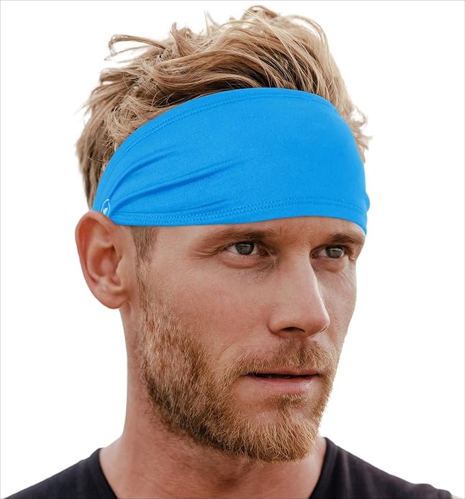 Tough Headwear Sport Headbands for Men - Workout Headbands for Women - Running Headband -Tennis Athletic Sweatband