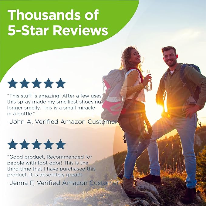 Rocket Pure Natural Foot & Shoe Deodorizer Spray - Foot Spray for Smelly Feet & Shoe Spray for Smelly Shoes - Removes, Controls & Prevents Odors - Made with Essential Oils - Made in USA (Lemon, 4oz)