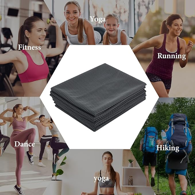 12 Pack 32 x 12 in Cooling Towels Bulk for Neck and Face Microfiber Ice Towel Sweat Towels Breathable Soft Chilly Towel Portable Cool Neck Rags for Yoga Sport Gym Workout Fitness