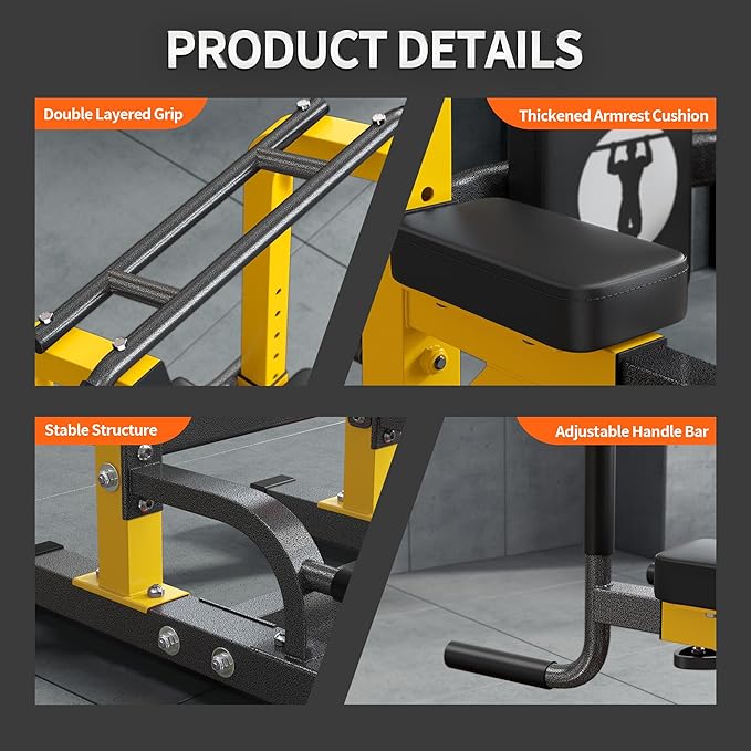 SogesPower Multi-Function Power Tower Pull Up Bar Station Pull Up Dip Station for Home Gym, Adjustable Height Pull Up Bar Stand Dip Bar Strength Training Workout Equipment