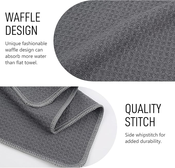 SUNLAND Microfiber Sports Workout Towels Fast Drying Fitness Sweat Towels for Men & Women Lightweight Multi-Purpose Gym Exercise Towel