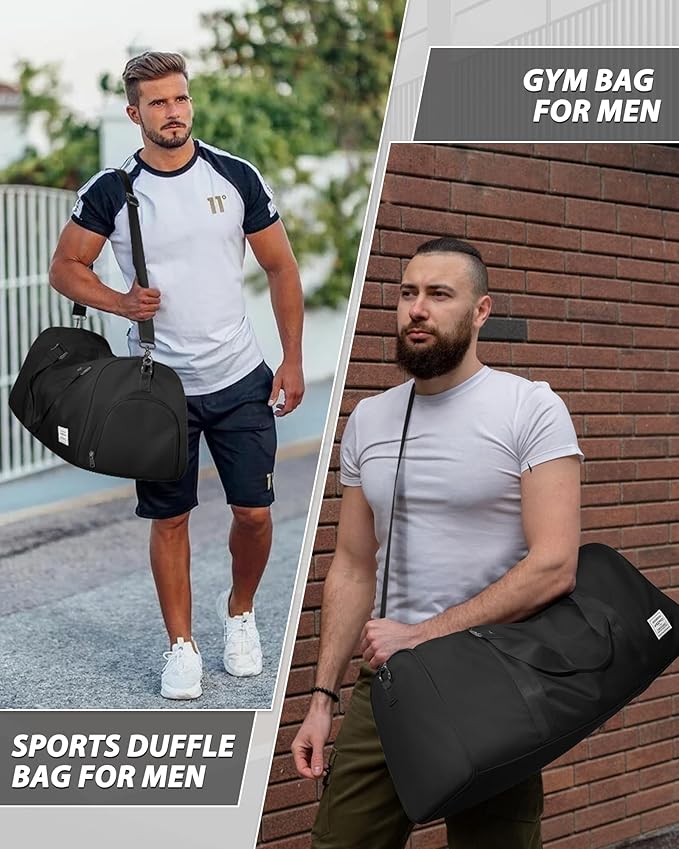 Gym Bag Womens,Travel Duffel Carry on Bag Sport Tote Bag Weekend Overnight Bag