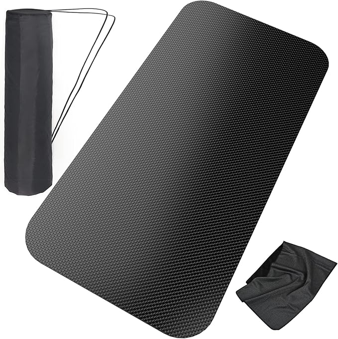 Protective Treadmill & Stationary Bike Mat - Waterproof, Suitable for Hardwood & Carpet, Ideal for Exercise & Jump Rope Use