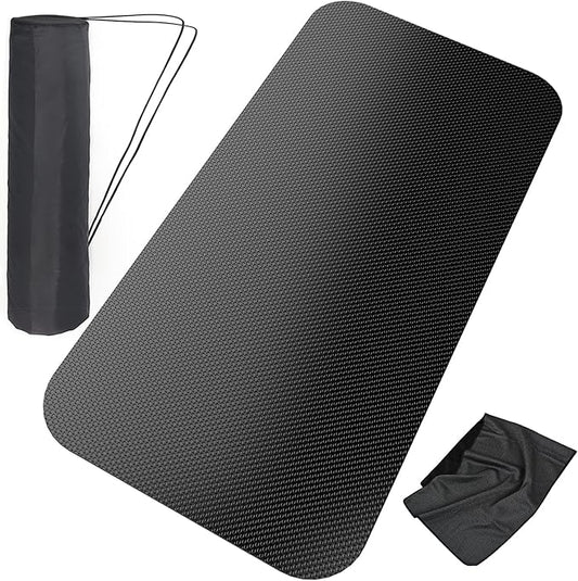 Protective Treadmill & Stationary Bike Mat - Waterproof, Suitable for Hardwood & Carpet, Ideal for Exercise & Jump Rope Use