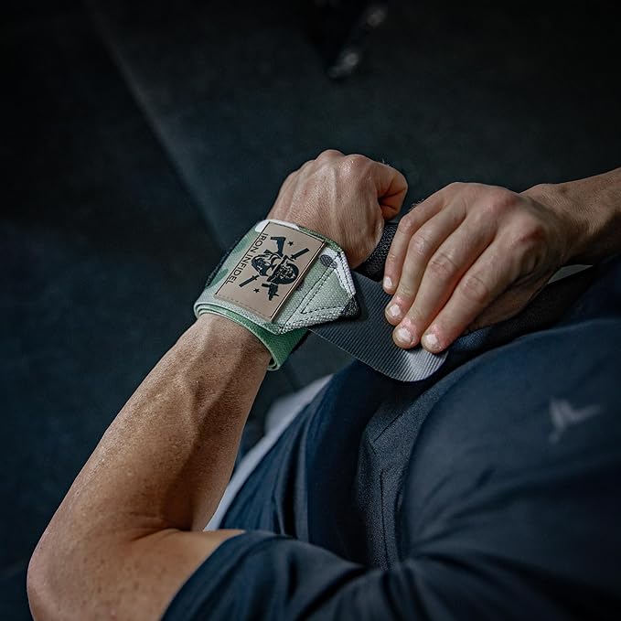 Iron Infidel Wrist Wraps for Weightlifting - 18" and 24" Heavy Duty Support for Working Out, Gym Accessories for Men - Use for Lifting, Crossfit, Fitness, Exercise, Bench Press, Powerlifting