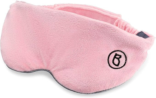 BARMY Weighted Sleep Mask for Women (0.8lb/13oz, 4 Colors) Weighted Eye Mask for Sleeping, Eye Cover That Blocks Out Light to Help Relaxation and Night Sleep, Comfortable Blackout Sleeping Mask, Pink
