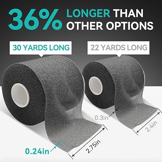 Dimora Athletic Tape and Pre Wrap Kit, 8 + 4 Rolls Premium Sports Wrap for Injury Prevention & Support, Easy Tear and No Sticky Residue, Essential Combo for Athletes, Trainers, & Coaches