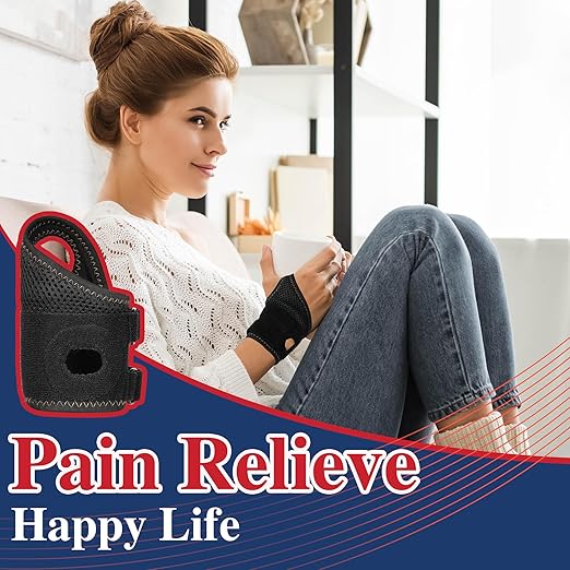 AKSO MEDICOS Wrist Brace for TFCC Tears, Adjustable Wrist Wraps with Ring Pad for Ulnar Sided Wrist Pain, DRUJ Instability, for Repetitive Wrist Use Injury, Left Hand, M Size