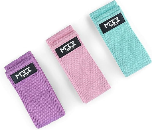 Resistance Bands Set for Exercise – Multi-Colored Workout Bands for Indoor/Outdoor Fitness, Strength Training, Rehab, Yoga