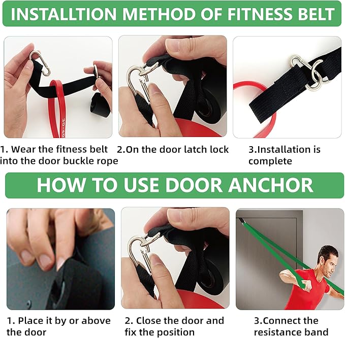 Exercise Bands Resistance Bands for Working Out,Pull Up Bands Set,at Home Workout Equipment,Workout Bands for Men and Women,Stretch Bands for Exercise