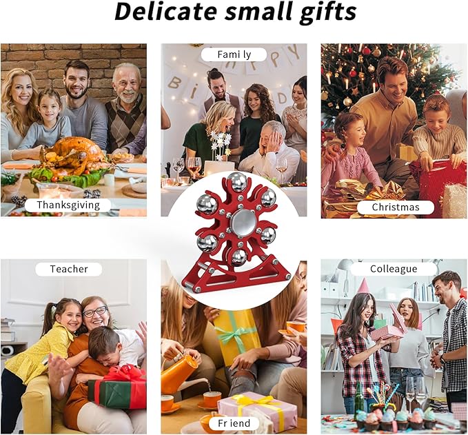 Desk-Toys for Fidget Ferris-Wheel-Spinner: 4mins Kinetic-Spinning Cool-Gadgets, Cool-Stuff Thing Toy for Office School Home Man Women Christmas, Stress-Relief Game Gifts for Adult Teen Children Kid