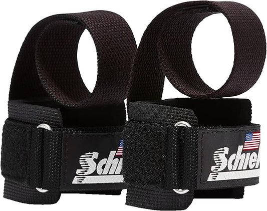 Schiek Sports 1000-PLS Deluxe Power Lifting Wrist Straps - Weight Lifting Wrist Wraps