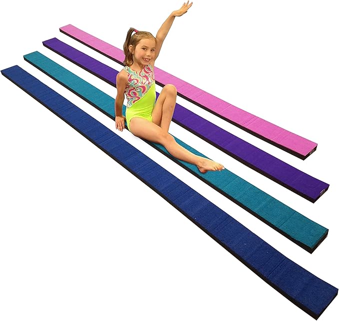 Gymnastics Flexible Roll-Up Foam Training Balance Beam!