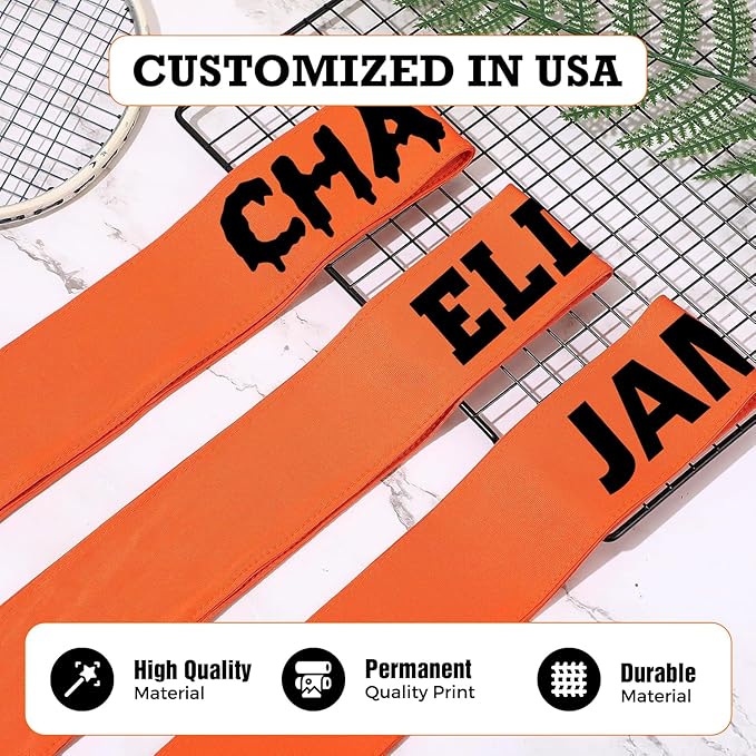 Customized Personalized Sports Tie Headband in Multiple Colors and Fonts, Ninja Style Head Tie Perfect for Sports and Activities