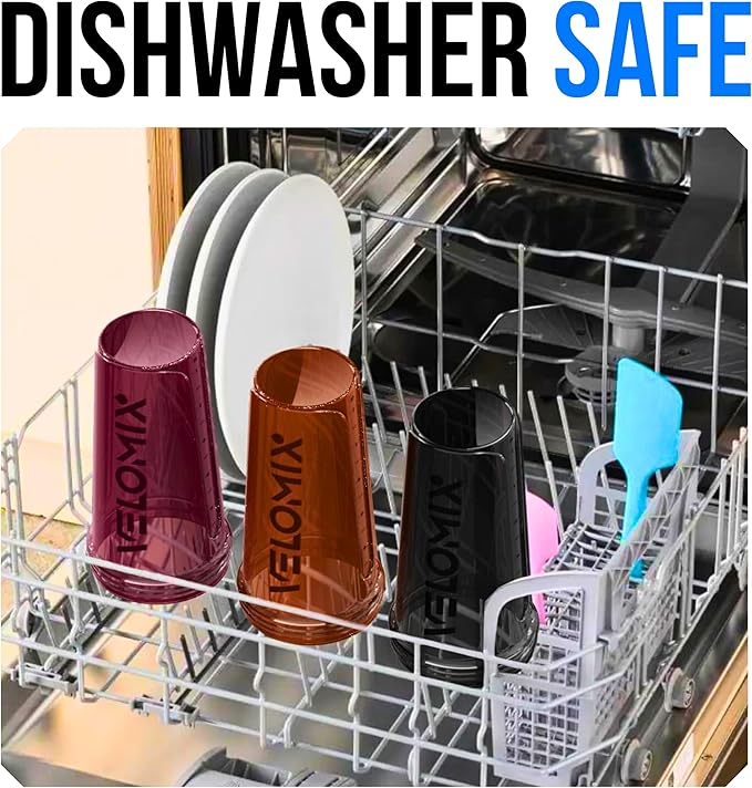 -6 PACK- 28 oz Protein Shaker Bottle for Protein Mixes - 6x Wire Whisk | Leak Proof Shaker Cups for Protein Shakes | Protein Shaker Bottle Pack | Protein Shake Cup (Earth Tones Collection)