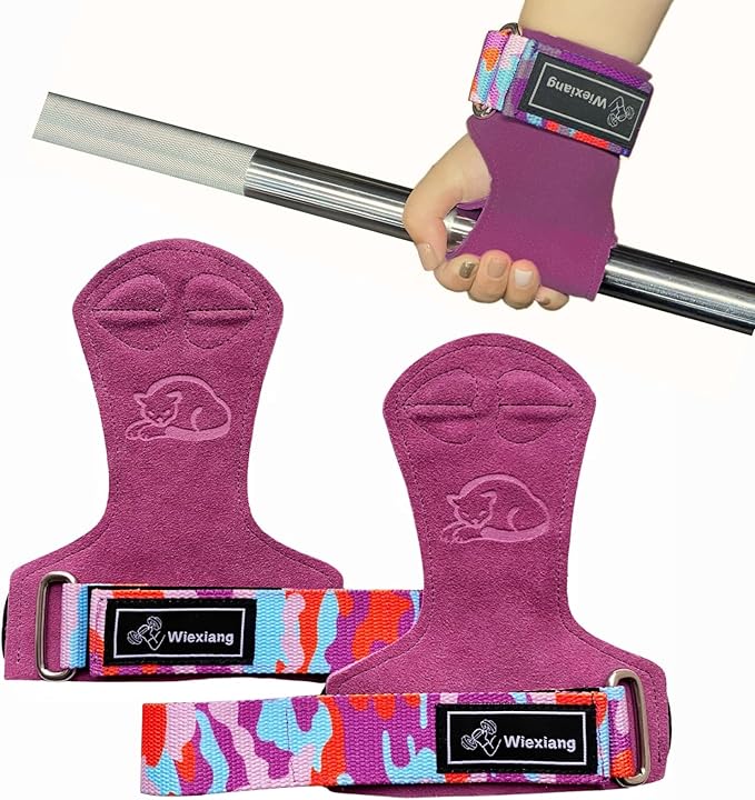 Adjustable Neoprene Padded Wrist straps for Weightlifting,Weight Lifting Straps Gym weight lifting wrist wraps,Gym Accessories for women for Men/Women(Pair)