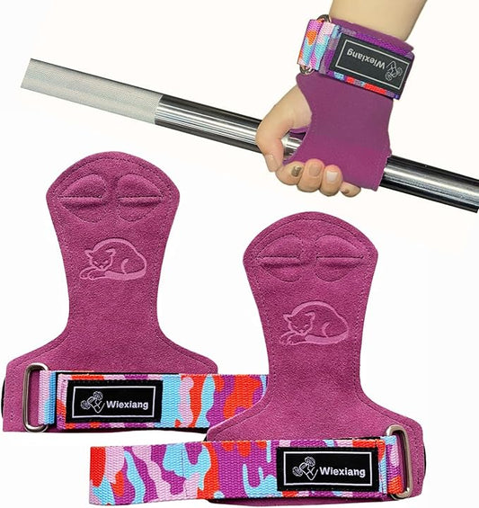 Adjustable Neoprene Padded Wrist straps for Weightlifting,Weight Lifting Straps Gym weight lifting wrist wraps,Gym Accessories for women for Men/Women(Pair)