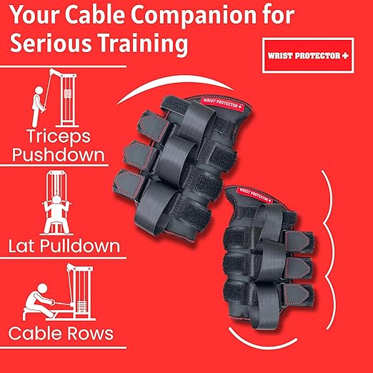 Left Hand Wrist Support Wrap – Adjustable Wrist Brace with Weightlifting Straps, Breathable Non-Slip Grip for Gym, CrossFit, Deadlifts, Powerlifting & Fitness Workouts