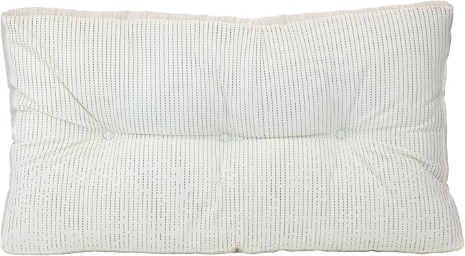 Klear Vu The Gripper Omega Non-Slip Tufted Bench Cushion for Indoor Furniture, Entryway Storage, Bay Window, Corner Nook or Piano Seat, 27 Inches, Chenille Cream