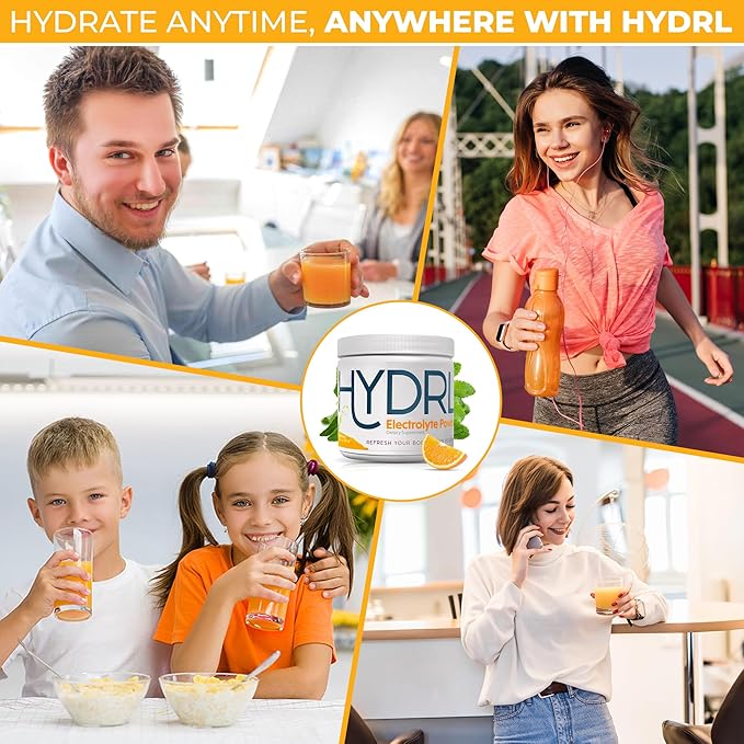 Electrolyte Hydration Powder for Keto (50 days Serving) - Mandarin Orange Electrolyte Drink Mix Hydration Powder - Low Carb - Carnivore - Potassium - Electrolyte Powder Recovery Drink - No Leg Cramps