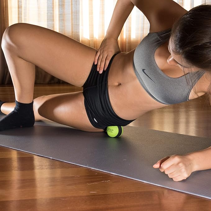 Firm Yoga Deep Tissue Massage Ball Set – Myofascial Release Balls for Feet, Back, Neck, Legs & Arms – Trigger Point & Mobility Therapy (2-Pack)