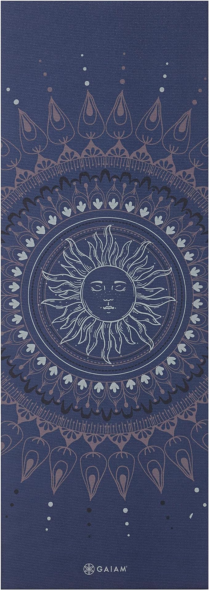 Gaiam Yoga Mat - Premium 6mm Print Extra Thick Non Slip Exercise & Fitness Mat for All Types of Yoga, Pilates & Floor Workouts (68"L x 24"W x 6mm Thick)