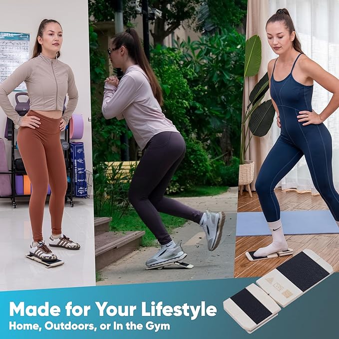 Ankle Strengthener & Single Leg Ankle Balance Board, Foot Strengthener For Pain Relief & Recovery, Prevent Injuries, Safe Non Slip Wooden Balance Board For Physical Therapy & Plantar Fasciitis Relief