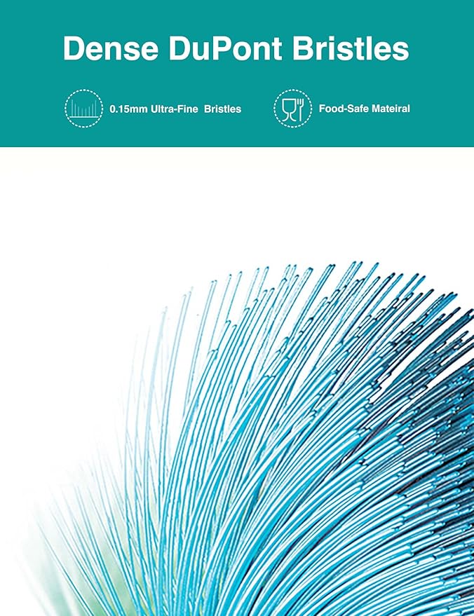 Interdental Replacement Toothbrush Heads for Oralb Electric Toothbrush Ortho and Power Tip Bristle Replacement Head - 2-Pack | Braces Brush Heads with Dupont Bristles | Interproximal Clean