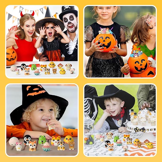 24 PCS Squishies for Kids Bulk - Party Favors 3-6,8-12 Prizes, and Rewards for School Classroom Treasure Box, Birthday Back-to-School Goodie Bags, Pinata Fillers Back to School Gifts