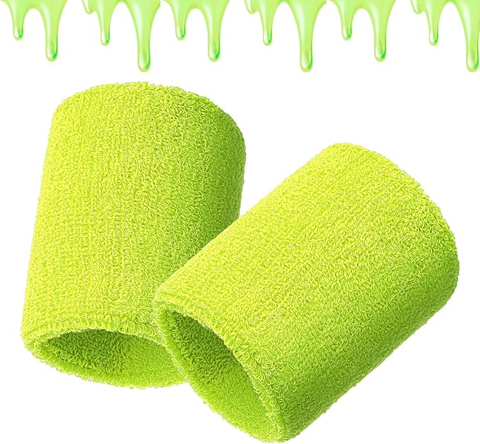 12 Pack Sweatbands Sports Wristband Cotton Sweat Band for Men and Women, Good for Tennis, Basketball, Running, Gym, Working Out