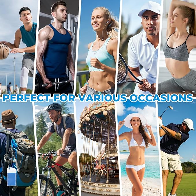 Cooling Towels for Neck and Face, Ice Towel for Hot Weather, Soft Breathable Cooling Neck Wraps, Cool Rags for Yoga, Golf, Sport, Gym, Workout, Camping, Fitness, Outdoor