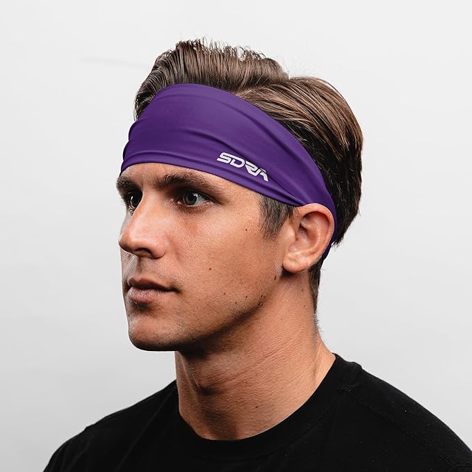 Suddora Workout Headband - Lightweight, Stylish & Comfortable Spandex Headband for Running, Workout, Football, Cosplay & Costumes