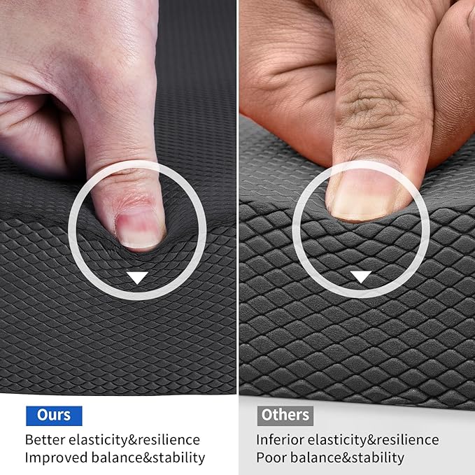 Balance Pad 15.8 * 13.2 * 2 inch,Large Balance Pad for Physical Therapy,Foam Balance Board for Rehabilitation Stability Workout Knee and Ankle Exercise Strength Training