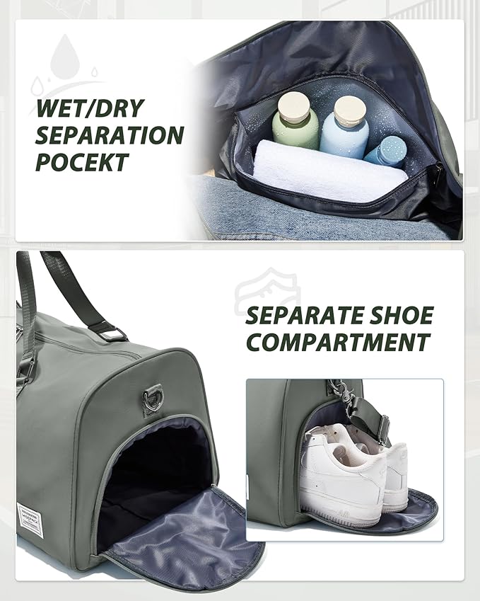 Gym Bag Womens,Travel Duffel Carry on Bag Sport Tote Bag Weekend Overnight Bag