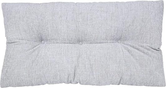 Klear Vu The Gripper Omega Non-Slip Tufted Bench Cushion for Indoor Furniture, Entryway Storage, Bay Window, Corner Nook or Piano Seat, 27 Inches, 04 Gray