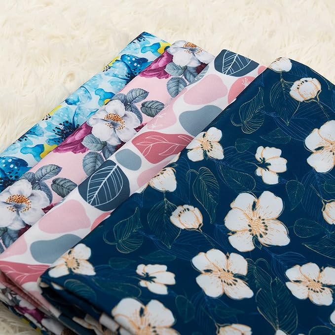 babygoal Wet Dry Bags for Baby Cloth Diapers, Washable Travel Bags, Beach, Pool, Gym Bag for Swimsuits & Wet Clothes with Two Zippered Pockets 4 Pack, 4LN14