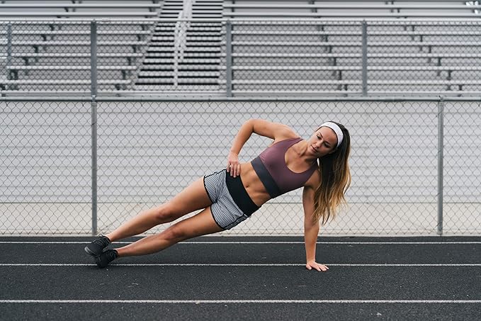 Maven Thread Headbands for Women - Wide Sports Headband for Running, Exercise, Gym, Athletic Workouts and Yoga, 4" Thick Non-Slip Sweatbands, 2Pack