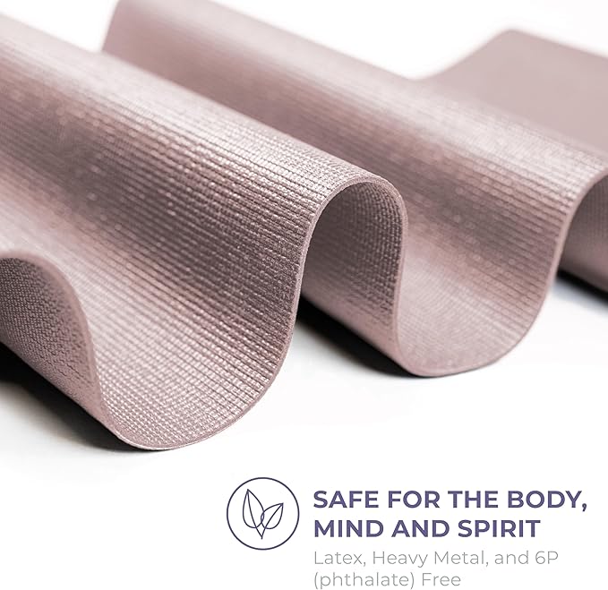 Sunshine Yoga Voyage Yoga Mat, 6 Pack, 72" x 24" Professional Studio and Gym Bulk Yoga Mats, 5mm Thick, Durable, Anti-Tear, Non Slip Fitness and Exercise Mats