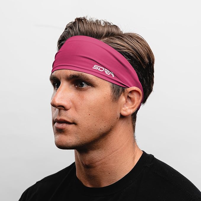 Suddora Workout Headband - Lightweight, Stylish & Comfortable Spandex Headband for Running, Workout, Football, Cosplay & Costumes