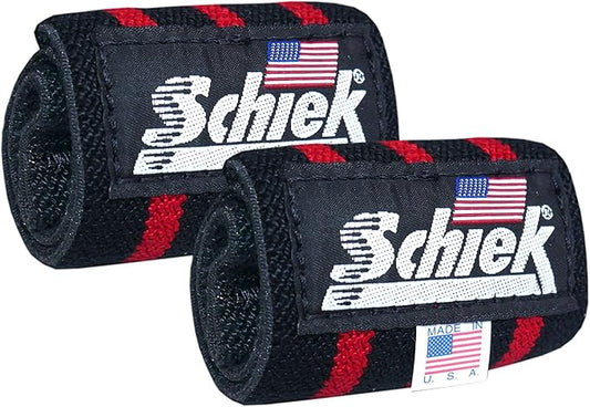 Schiek Sports Heavy Duty Model Wrist Wraps - Gym Workouts Wrist Support - Weight Lifting