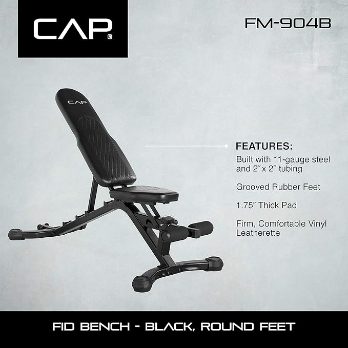 CAP Barbell Multi-Purpose Adjustable Utility Strength Training Weight Bench | Multiple Options