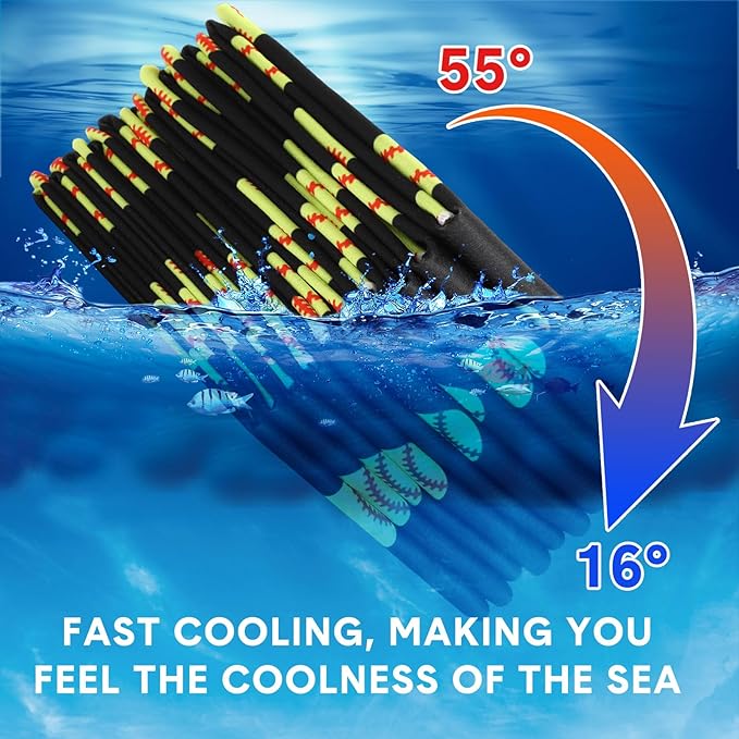 12 Pcs Cooling Towel 40 x 12 Inch Basketball Baseball Football Volleyball Soccer Softball Microfiber Fast Drying Towel for Gift Women Men