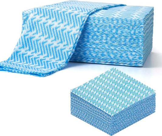 Disposable Dish Cloths,Multi use Reusable Cleaning Cloth,Machine Washable J Cloth,Heavy Duty Handy Cleaning Wipes 11.8" X 19.6" (150 Count)
