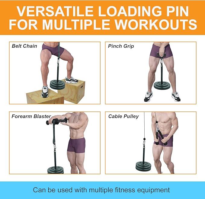 Yes4All Cable Machine Attachment, Row Handles, Tricep Rope, Straight Bar, V Bar, LAT Pulldown Accessories Load 880 LB for Home Gym